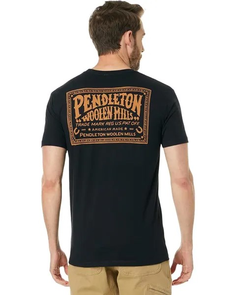 Футболка Pendleton Stamp Logo Graphic Tee, цвет Black/Gold