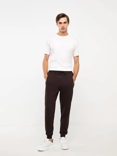 Мужские спортивные штаны Slim Fit для джоггеров LCW Casual, темно коричневый