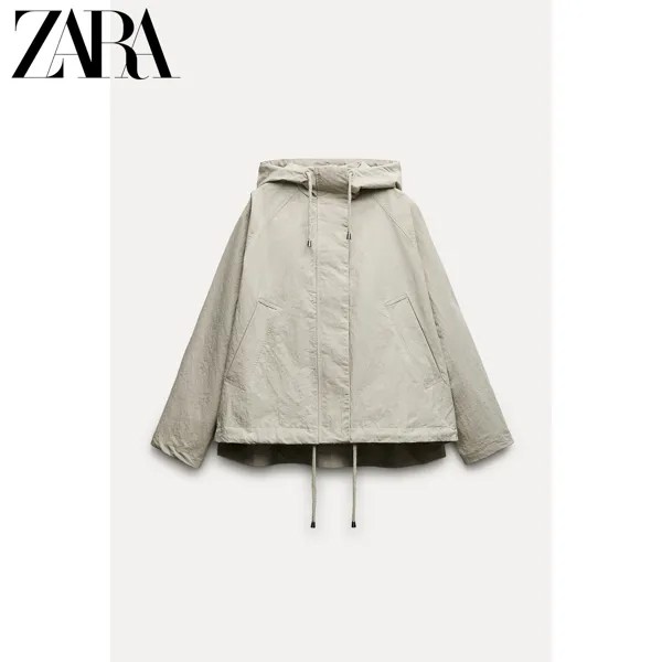 Специальное предложение ZARA: женская короткая парка ZW Series 0518057 806, цвет бежевый