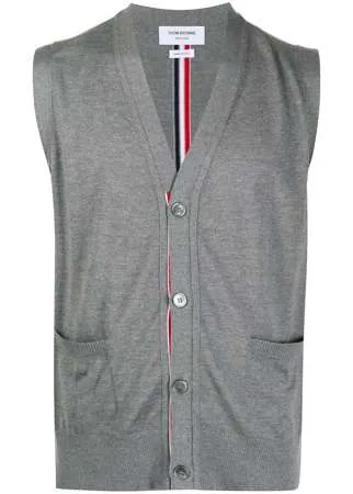 Thom Browne knitted sleeveless cardigan