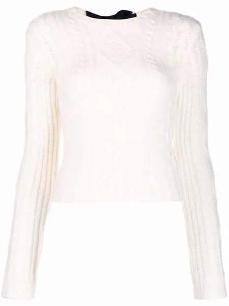 RED Valentino джемпер фактурной вязки