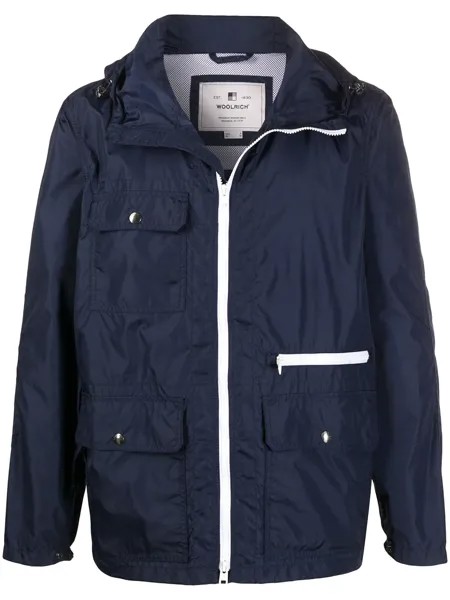 Woolrich непромокаемая куртка на молнии