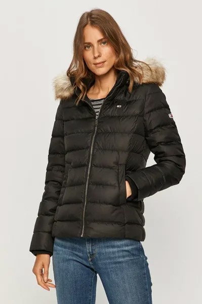 Пуховая куртка Tommy Jeans, черный