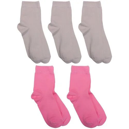 Комплект из 5 пар детских носков RuSocks (Орудьевский трикотаж) микс 5, размер 18