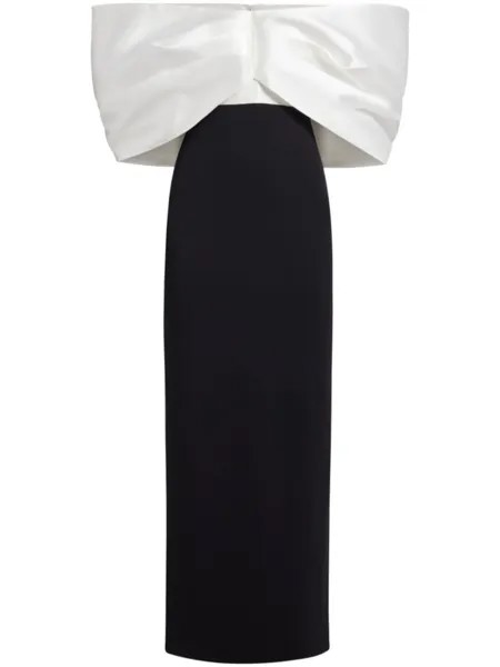 Solace London вечернее платье Filippa с открытыми плечами, черный