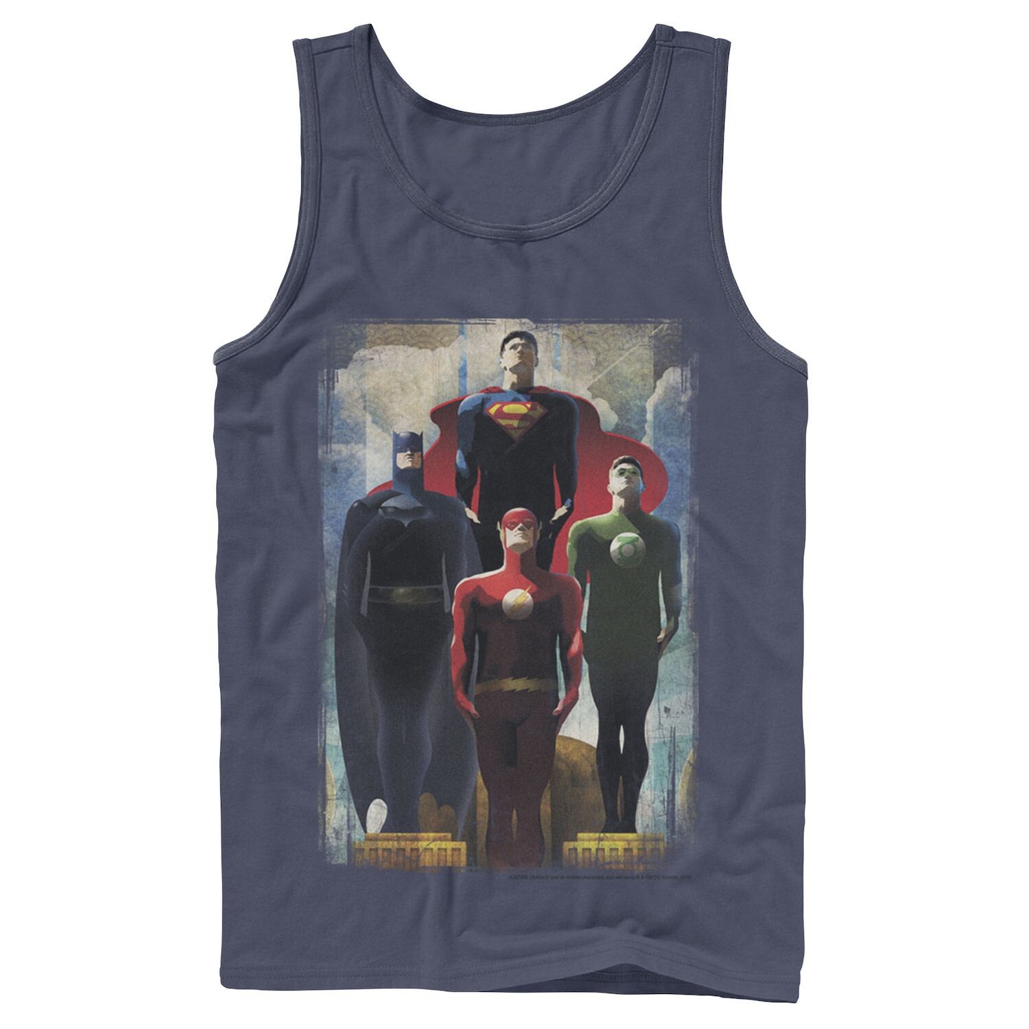 Мужская майка с героями Лиги справедливости DC Comics Look Up