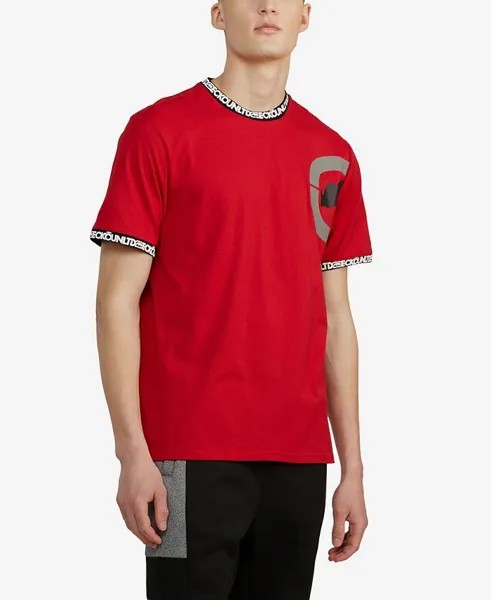 Мужская футболка-комбинация с короткими рукавами Ecko Unltd, красный