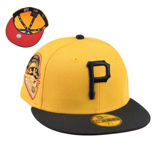 Мужская кепка New Era Pittsburgh Pirates ASG 1959 59Fifty желто-красная