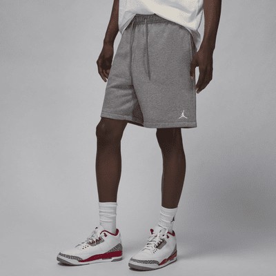 Шорты Jordan Brooklyn Fleece, цвет Carbon Heather/White