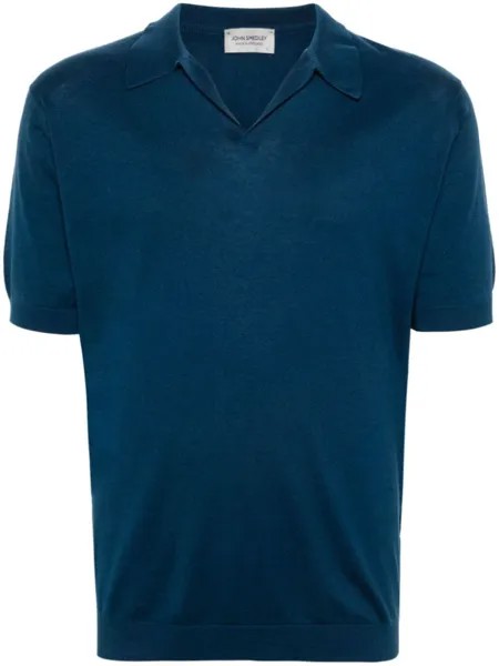 John Smedley рубашка поло Noah, синий