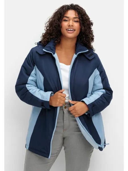 Куртка sheego Funktions Winterjacke, цвет bleu marine