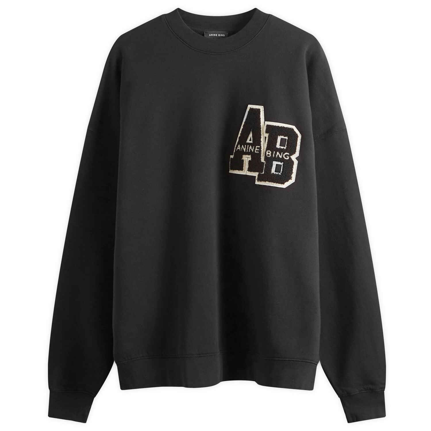 Толстовка Anine Bing Miles Sweatshirt, черный