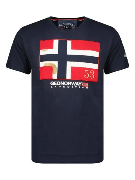 Футболка Geographical Norway, темно-синий