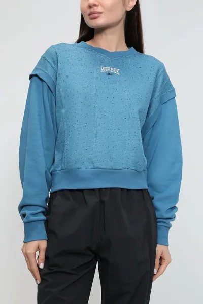 Свитшот женский Reebok HS0364 голубой L