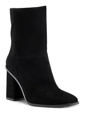 VINCE CAMUTO Женские черные кожаные ботильоны Dantania с квадратным носком на блочном каблуке 7 M