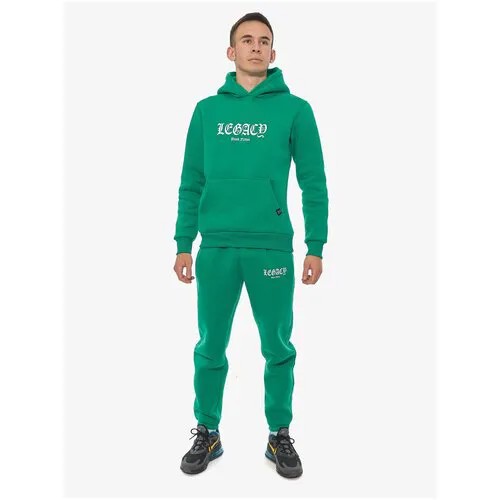 Мужской утеплённый костюм Casual Wear, цвет бордовый, размер L