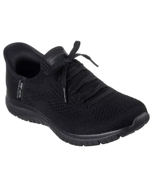 Женские слипоны: Virtue — прогулочные кроссовки Divinity от Finish Line Skechers, черный