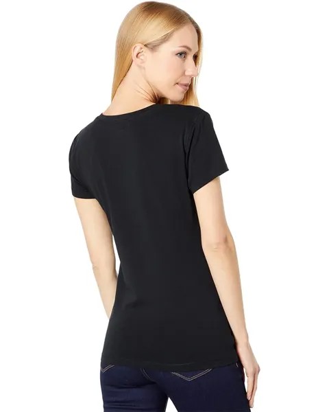 Футболка U.S. POLO ASSN. Stretch V-Neck Tee, цвет Anthracite Black