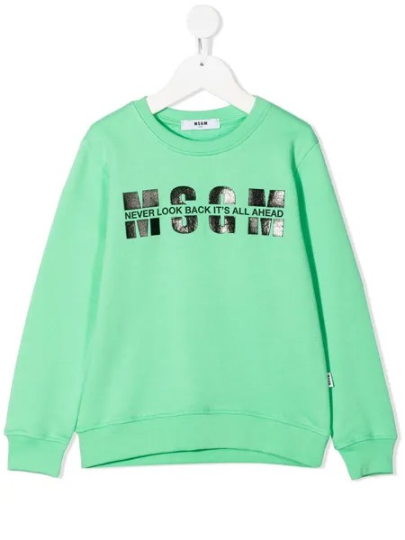 MSGM Kids толстовка с логотипом