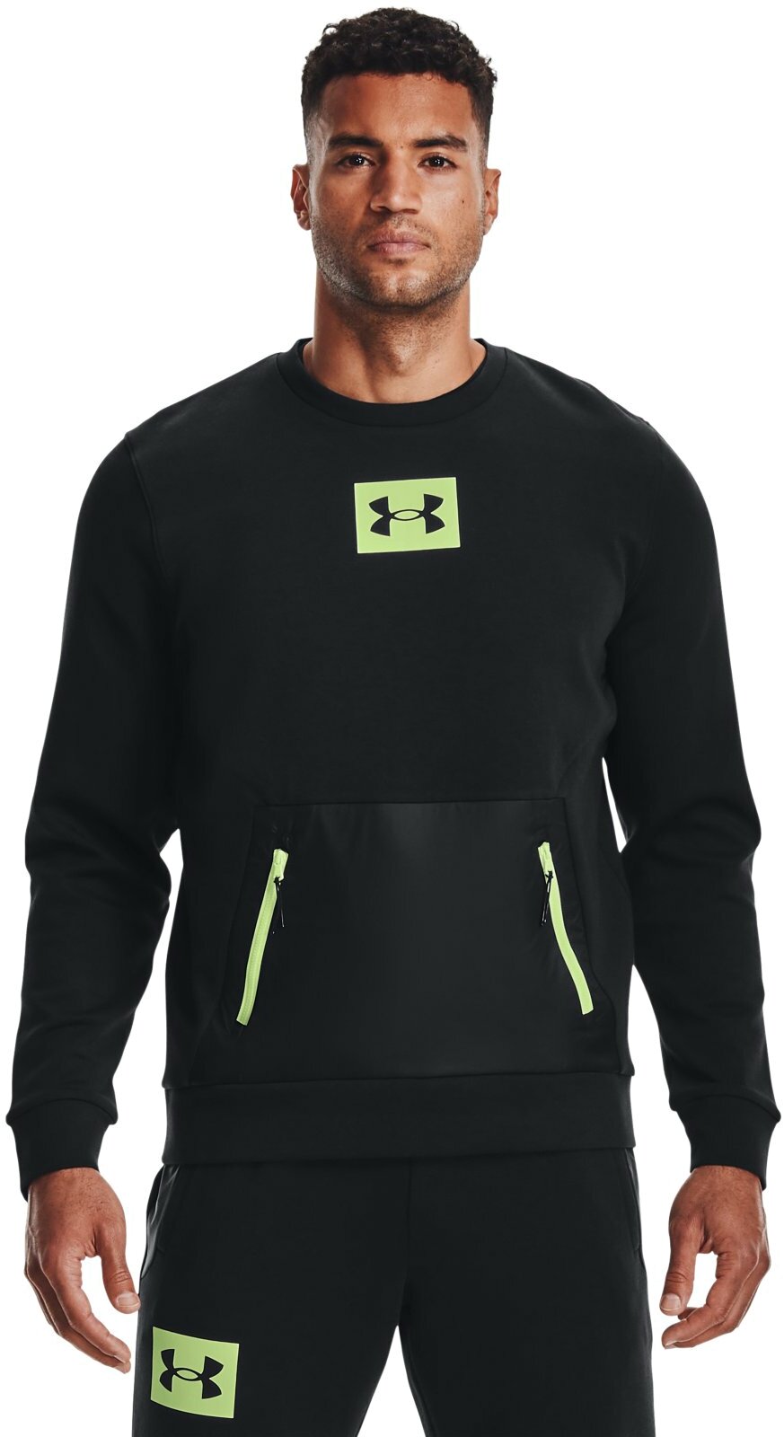 Лонгслив мужской Under Armour 1366222 черный MD