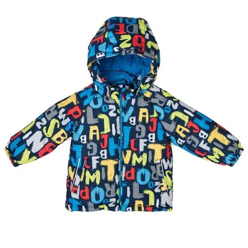 Куртка playToday Фантазеры 377001, размер 74, синий