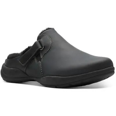 Женские кожаные сабо Clarks Roseville с подкладкой из искусственного меха BHFO 4055