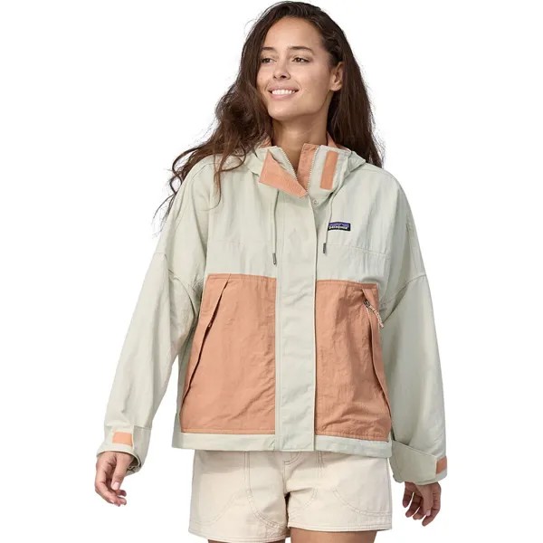 Куртка «небесный парус» Patagonia, цвет dyno white/terra pink