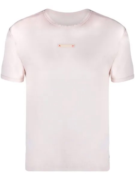 Maison Margiela футболка с логотипом, нейтральный цвет