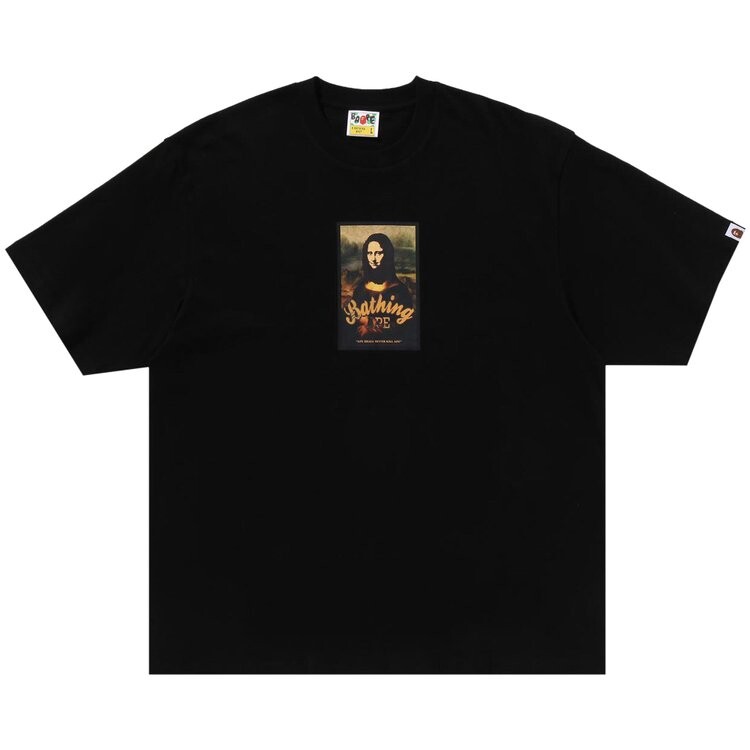 Футболка BAPE Art Print Relaxed Fit Tee, черный