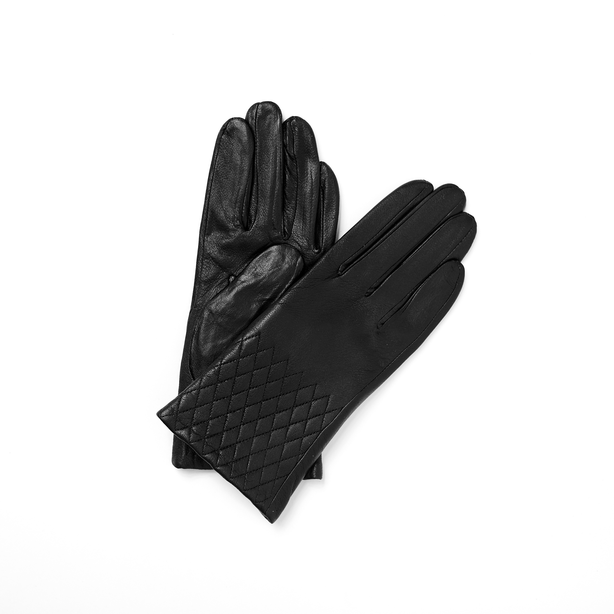 Перчатки женские Albertini 010KL-6 черные р.7.5