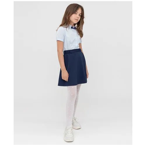 Школьная юбка Button Blue, размер 170, синий