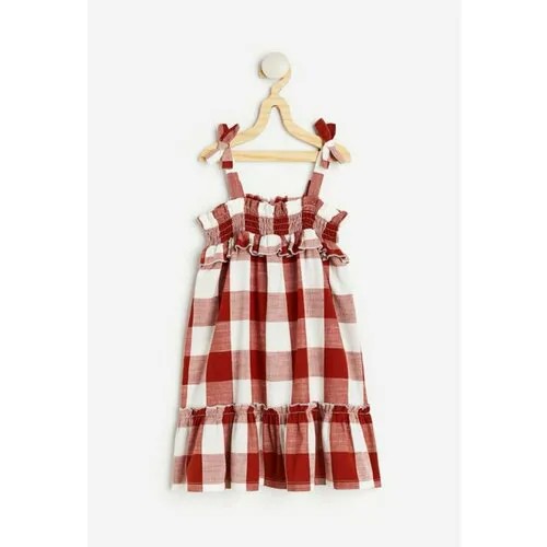 Платье H&M, размер Размер 110 (4-5 лет), красный, белый