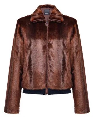 Дубленка женская Pinko 122551 коричневая 42 IT