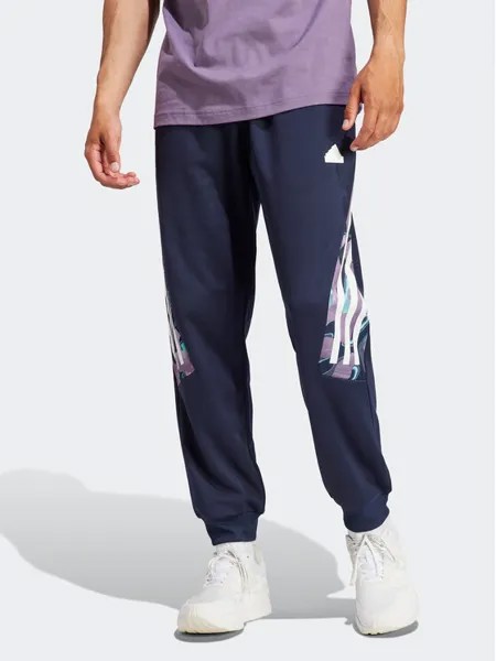 Спортивные брюки стандартного кроя Adidas, синий