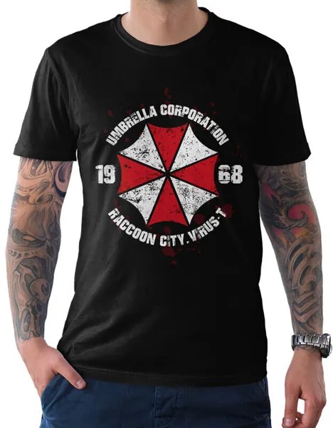 Футболка мужская Dream Shirts Umbrella Corporation - Resident Evil 1000900-2 черная 3XL