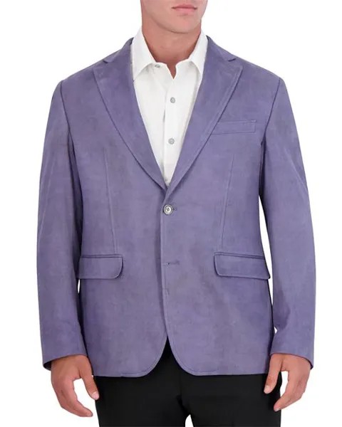 Lubrano Приталенный пиджак с принтом Robert Graham, цвет Purple