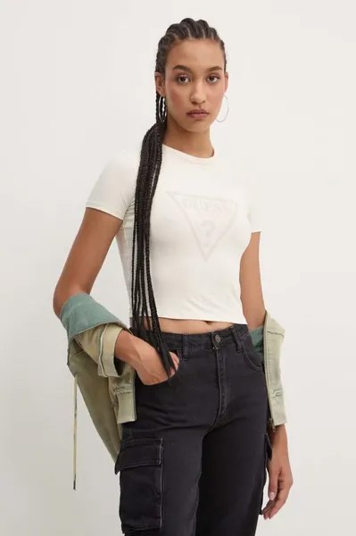 Футболка Guess Originals, бежевый