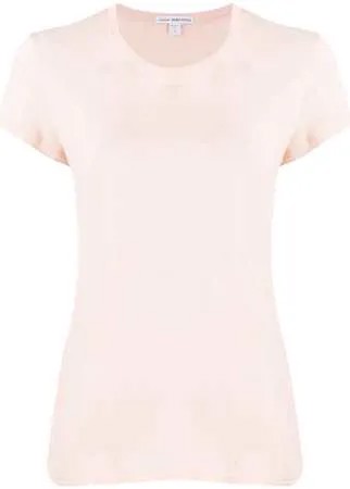 James Perse меланжевая футболка с круглым вырезом