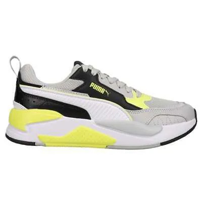Серые кроссовки Puma XRay 2 Square Lace Up для мальчиков, повседневная обувь 374190-18