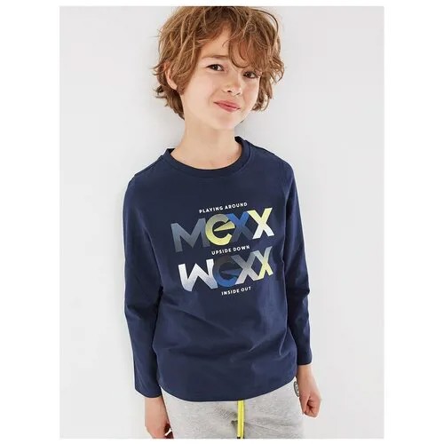 Лонгслив для мальчиков MEXX; цвет Navy р. 110-116