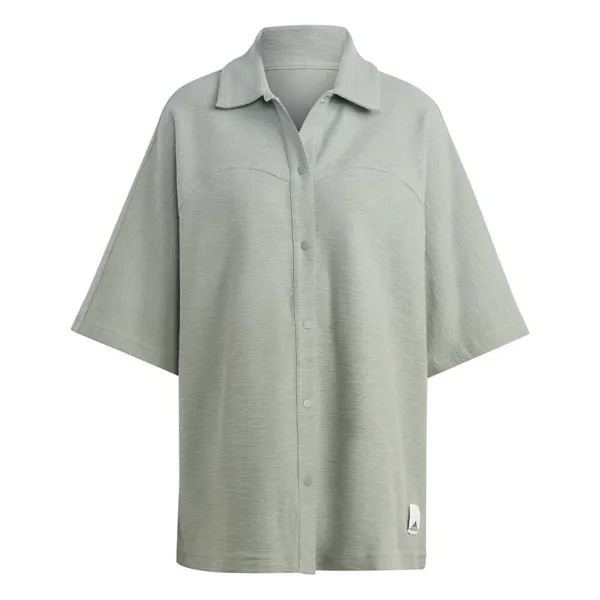 Футболка с коротким рукавом adidas Lng Lw, зеленый