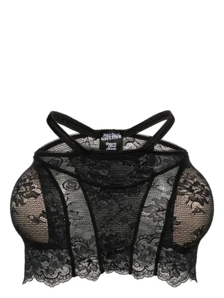 Jean Paul Gaultier x Shayne Oliver кружевная корректирующая юбка, черный
