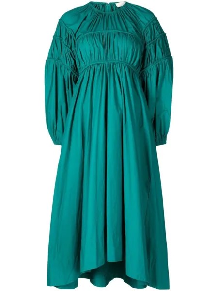 Платье Viviana со сборками Ulla Johnson, зеленый