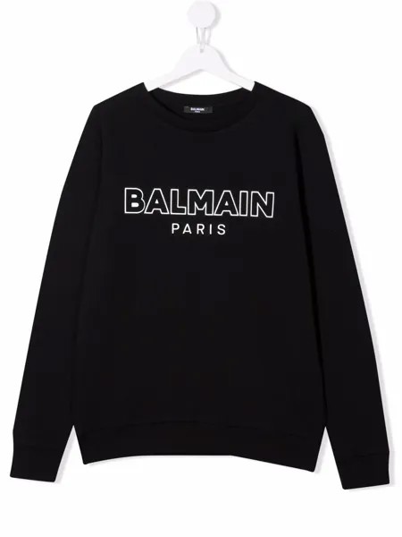Balmain Kids толстовка с логотипом