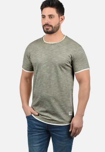 Футболка базовая SDRIGOS Solid, цвет dusty olive