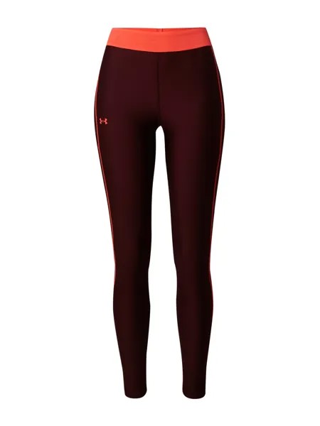 Узкие тренировочные брюки Under Armour, бордо/дыня