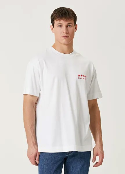 Классическая футболка с логотипом 4g Givenchy, белый