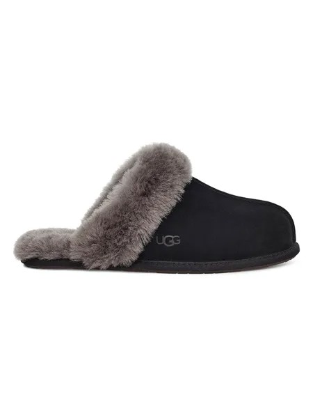 Сабо UGG Leder Hausschuhe Scuffette II, черный