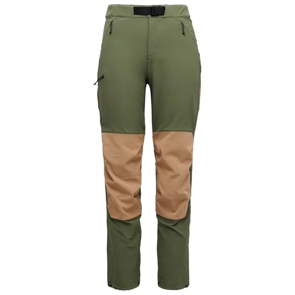 Брюки из софтшелла Black Diamond Women's Alpine Hybrid, цвет Tundra/Pine Smoke