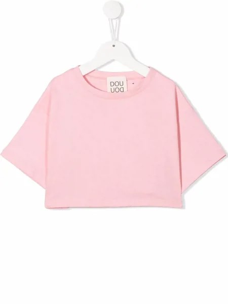 Douuod Kids футболка с нашивкой